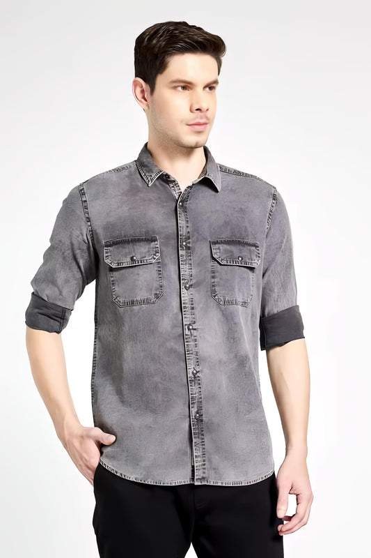 VALLOR denim shirt